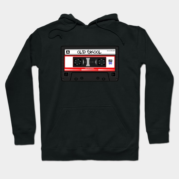 Old Skool Tape. Hoodie by NineBlack